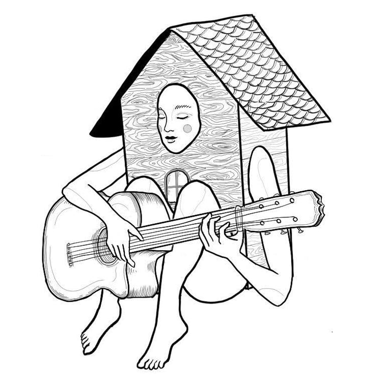 School of Song house illustration